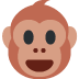 Monkey Face emoji, Twitter / X, Twemoji 16