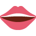 Mouth emoji, Twitter / X, Twemoji 16