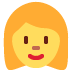 Woman emoji, Twitter / X, Twemoji 16