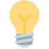 Light Bulb emoji, Twitter / X, Twemoji 16