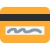Credit Card emoji, Twitter / X, Twemoji 16