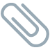 Paperclip emoji, Twitter / X, Twemoji 16
