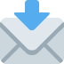 Envelope with Arrow emoji, Twitter / X, Twemoji 16