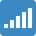 Antenna Bars emoji, Twitter / X, Twemoji 16