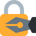 Locked with Pen emoji, Twitter / X, Twemoji 16