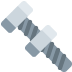 Nut and Bolt emoji, Twitter / X, Twemoji 16