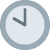 Ten O’clock emoji, Twitter / X, Twemoji 16