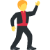 Man Dancing emoji, Twitter / X, Twemoji 16