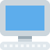Desktop Computer emoji, Twitter / X, Twemoji 16