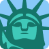 Statue Of Liberty emoji, Twitter / X, Twemoji 16