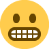 Grimacing Face emoji, Twitter / X, Twemoji 16
