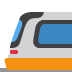 Light Rail emoji, Twitter / X, Twemoji 16