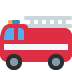 Fire Engine emoji, Twitter / X, Twemoji 16