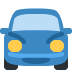 Oncoming Automobile emoji, Twitter / X, Twemoji 16