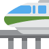 Monorail emoji, Twitter / X, Twemoji 16