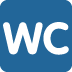Water Closet emoji, Twitter / X, Twemoji 16
