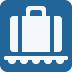 Baggage Claim emoji, Twitter / X, Twemoji 16