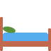 Bed emoji, Twitter / X, Twemoji 16