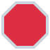 Stop Sign emoji, Twitter / X, Twemoji 16