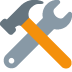 Hammer and Wrench emoji, Twitter / X, Twemoji 16