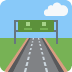 Motorway emoji, Twitter / X, Twemoji 16