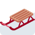 Sled emoji, Twitter / X, Twemoji 16