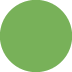 Green Circle emoji, Twitter / X, Twemoji 16