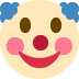 Clown Face emoji, Twitter / X, Twemoji 16