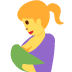 Breast-feeding emoji, Twitter / X, Twemoji 16
