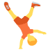 Person Cartwheeling emoji, Twitter / X, Twemoji 16