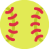 Softball emoji, Twitter / X, Twemoji 16