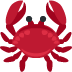 Crab emoji, Twitter / X, Twemoji 16
