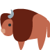 Bison emoji, Twitter / X, Twemoji 16
