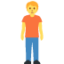 Person Standing emoji, Twitter / X, Twemoji 16