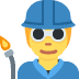 Factory Worker emoji, Twitter / X, Twemoji 16