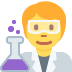 Scientist emoji, Twitter / X, Twemoji 16
