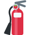 Fire Extinguisher emoji, Twitter / X, Twemoji 16