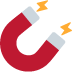 Magnet emoji, Twitter / X, Twemoji 16