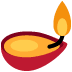 Diya Lamp emoji, Twitter / X, Twemoji 16