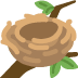 Empty Nest emoji, Twitter / X, Twemoji 16