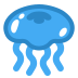 Jellyfish emoji, Twitter / X, Twemoji 16