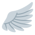 Wing emoji, Twitter / X, Twemoji 16