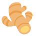 Ginger Root emoji, Twitter / X, Twemoji 16