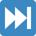 Next Track Button emoji, Twitter / X, Twemoji 16