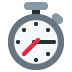 Stopwatch emoji, Twitter / X, Twemoji 16