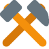 Hammer and Pick emoji, Twitter / X, Twemoji 16