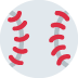 Baseball emoji, Twitter / X, Twemoji 16