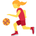 Woman Bouncing Ball emoji, Twitter / X, Twemoji 16