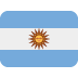 Flag: Argentina emoji, Twitter / X, Twemoji 17