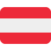 Flag: Austria emoji, Twitter / X, Twemoji 17